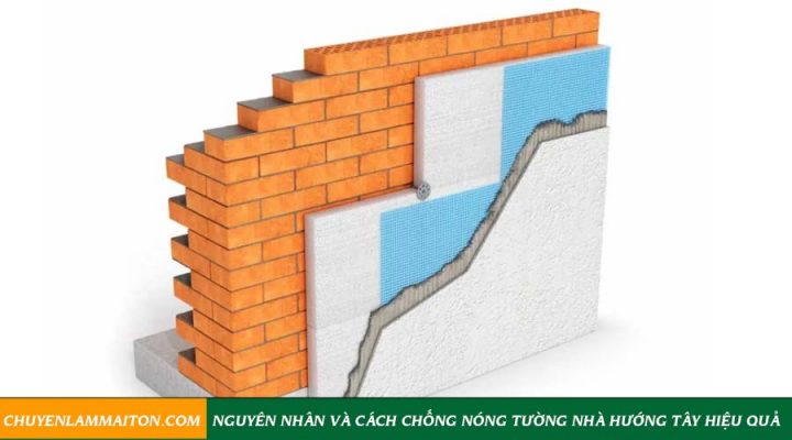 Nguyên nhân và cách chống nóng tường nhà hướng Tây hiệu quả