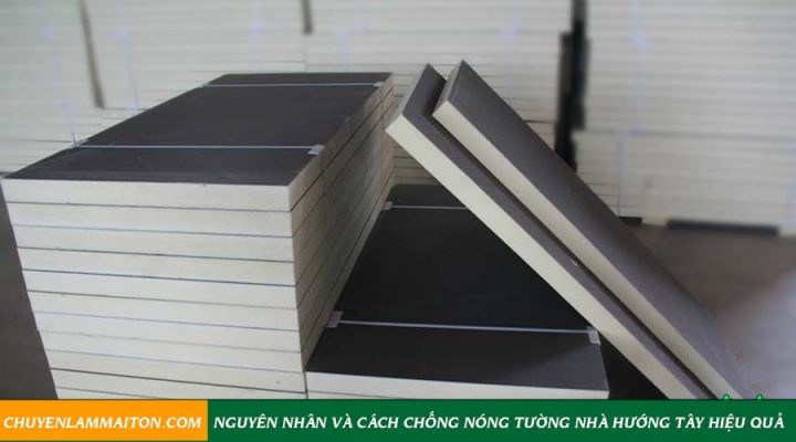 Nguyên nhân và cách chống nóng tường nhà hướng Tây hiệu quả