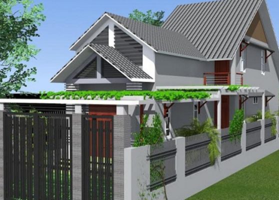 Mẫu nhà cấp 4 mái thái đẹp