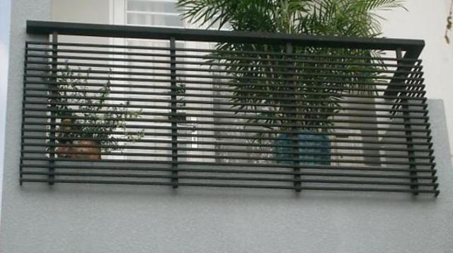 Mẫu lan can sắt dạng hộp 2
