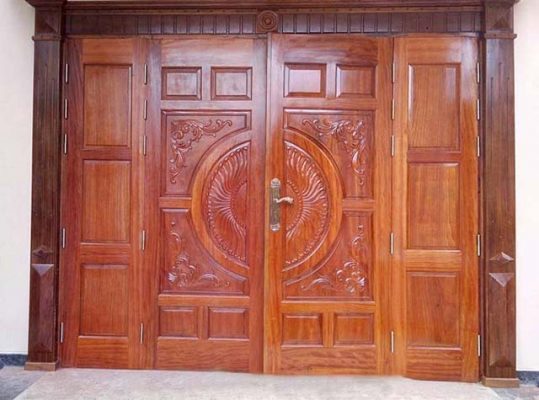 kích thước cửa chính 4 cánh đón tài lộc