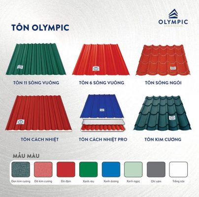tôn Olympic là lựa chọn hàng đầu