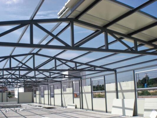 Báo giá thi công mái tôn nhà xưởng 200m2