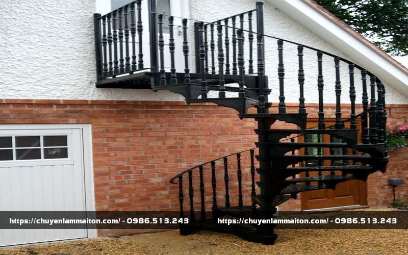 4 mẫu cầu thang sắt đơn giản mà đẹp cho nhà nhỏ