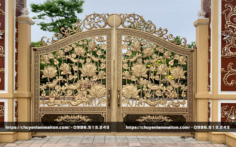 Báo giá 100 cổng nhôm đúc biệt thự đẹp, hiện đại tại Hà Nội