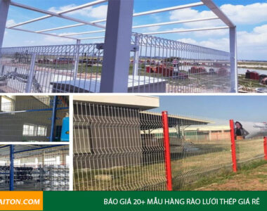 Báo giá 20+ mẫu hàng rào lưới thép giá rẻ