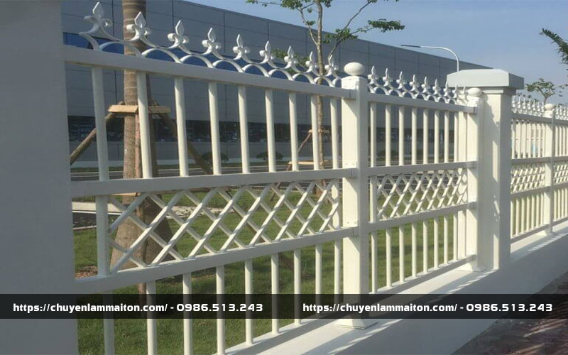 Báo giá 40+ mẫu hàng rào sắt đơn giản, bền đẹp 2022