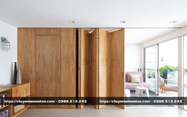 Báo giá 40+ mẫu cửa xếp gỗ chất lượng, hiện đại cho căn nhà