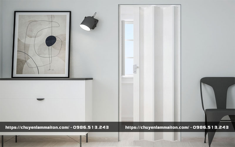Báo giá 40+ mẫu cửa xếp phòng ngủ đẹp, giá rẻ tại Hà Nội