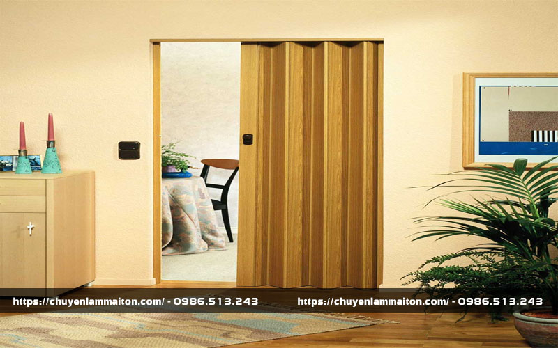 Báo giá 40+ mẫu cửa xếp phòng ngủ đẹp, giá rẻ tại Hà Nội